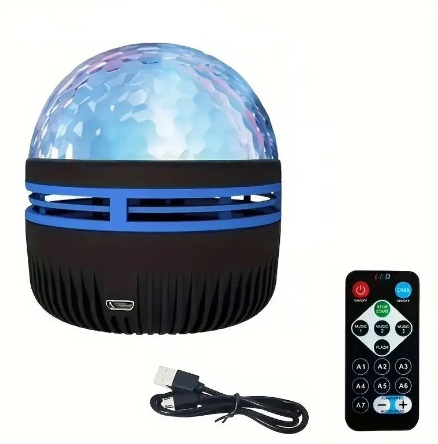 Ночник светодиодный Starry Galaxy с эффектом звездного неба и музыкальным режимом (9605)