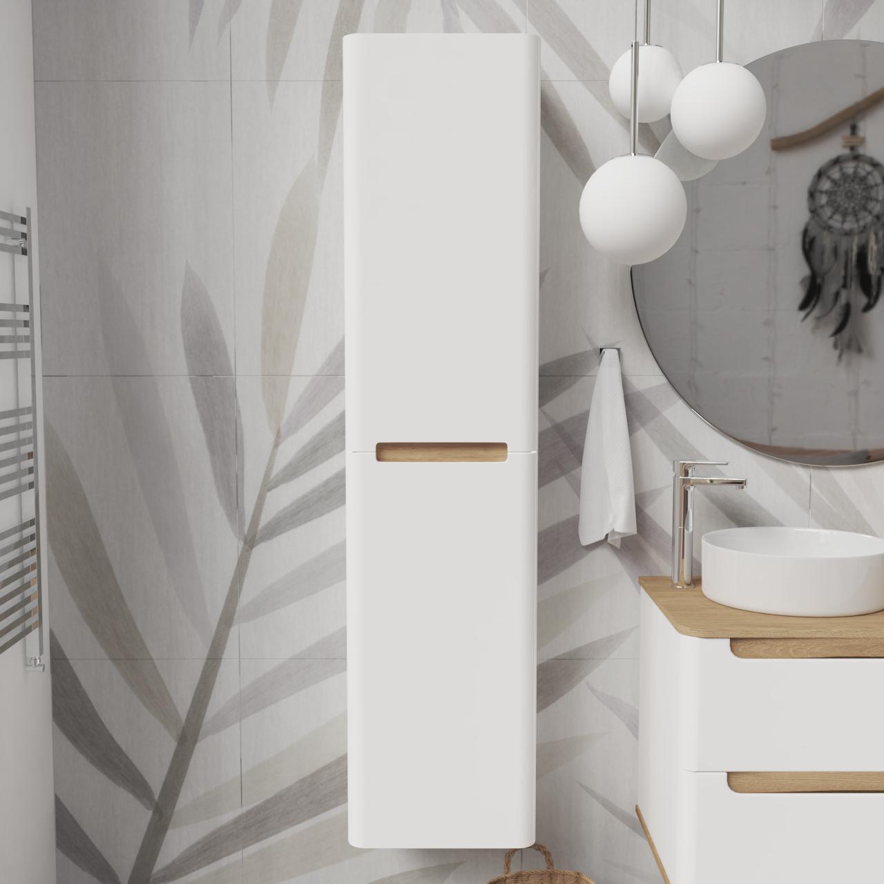 Пенал подвесной MVK Vostok Terra 40 B1 левый эмаль 400х300х1600 мм Белый матовый (tr140lwh) Пенал подвесной MVK Vostok Terra 40 B1 левый эмаль 400х300х1600 мм Белый матовый (tr140lwh)