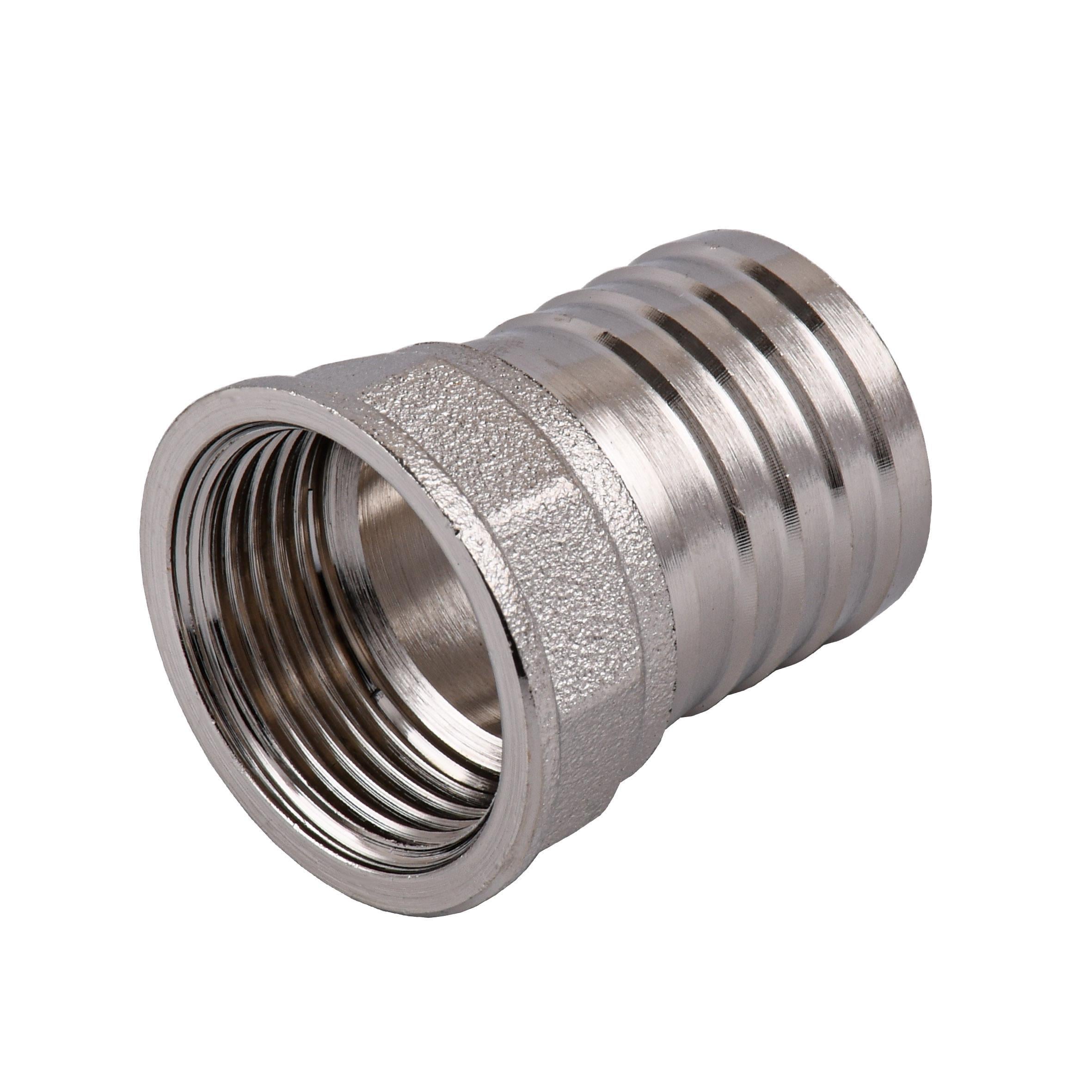 Штуцер Optimum NU4L1S 3/4"В 25 мм никелированный (000030846)