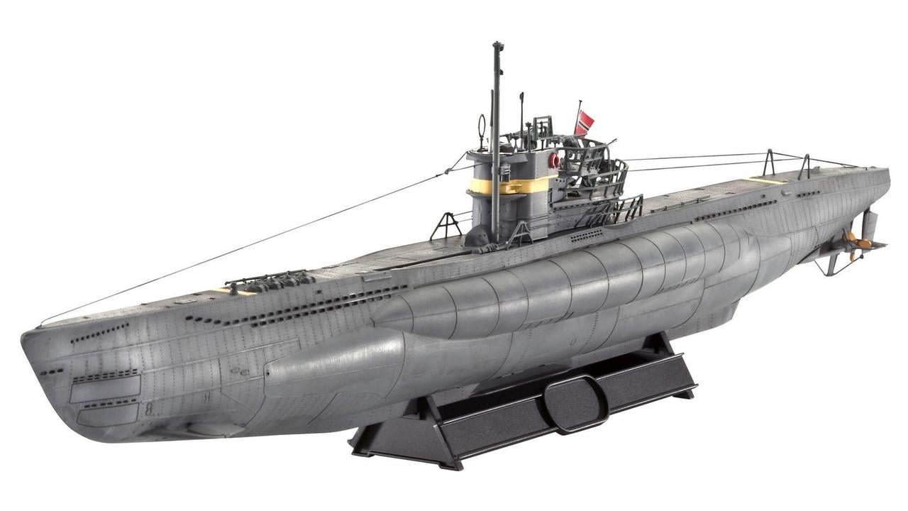 Сборная модель Revell Подводная лодка Type VII C/41 уровень 4 масштаб 1:144 (RVL-05100)