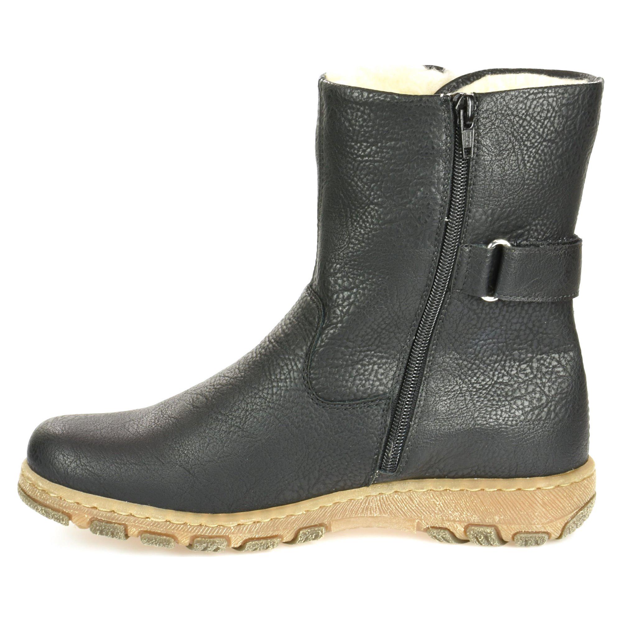 Напівчоботи жіночі зимові Rieker р. 40 Чорний (011116-40) - фото 7