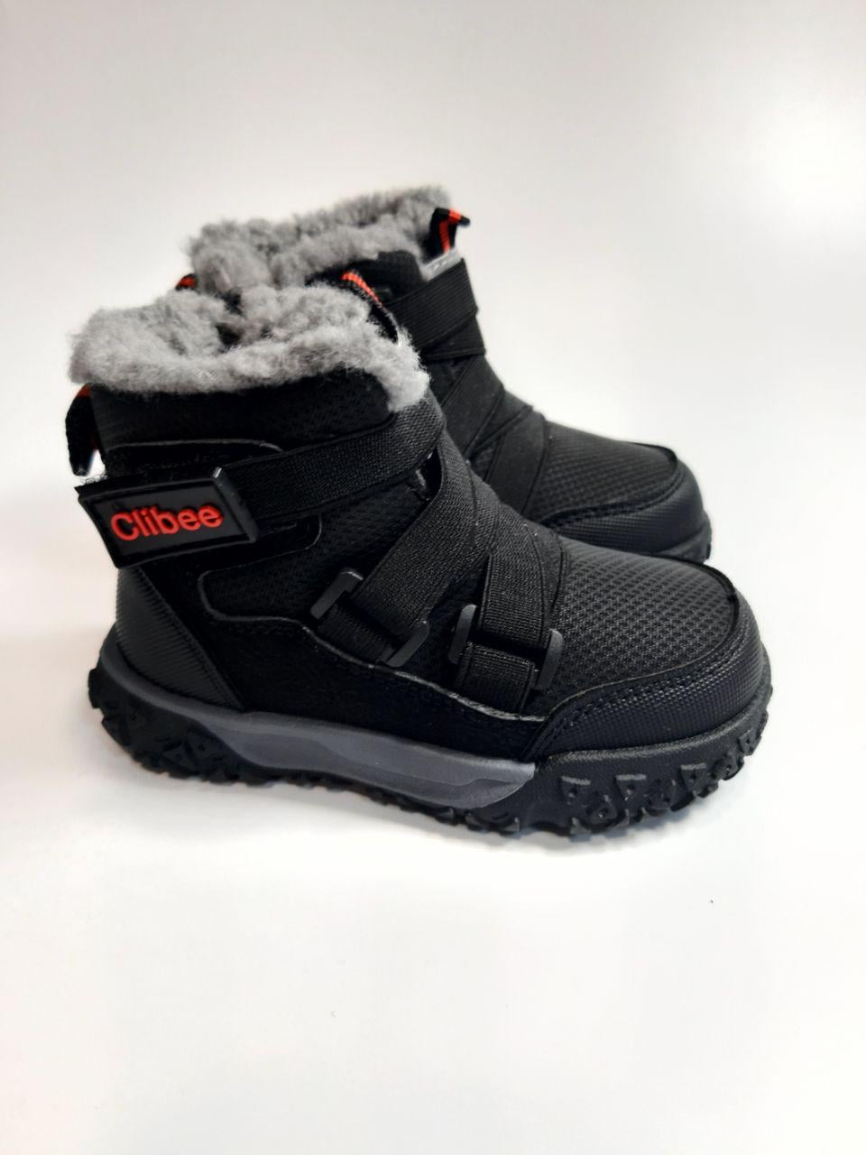 Ботинки зимние Clibee для мальчика р. 27 17,9 см Черные (825-2 black) Ботинки зимние Clibee для мальчика р. 27 17,9 см Черные (825-2 black)