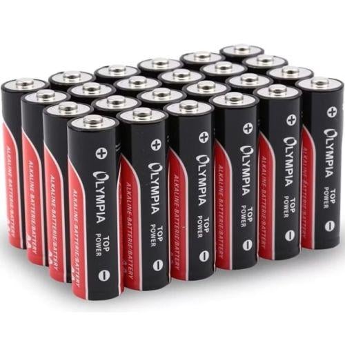 Комплект батареек Olympia Alkaline AA LR6 1,5V 24 шт. (40179)