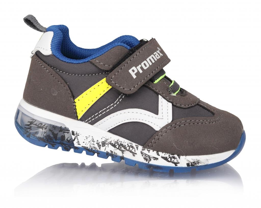 Кроссовки для мальчиков в сетку р. 22 Темно-серый (1602)