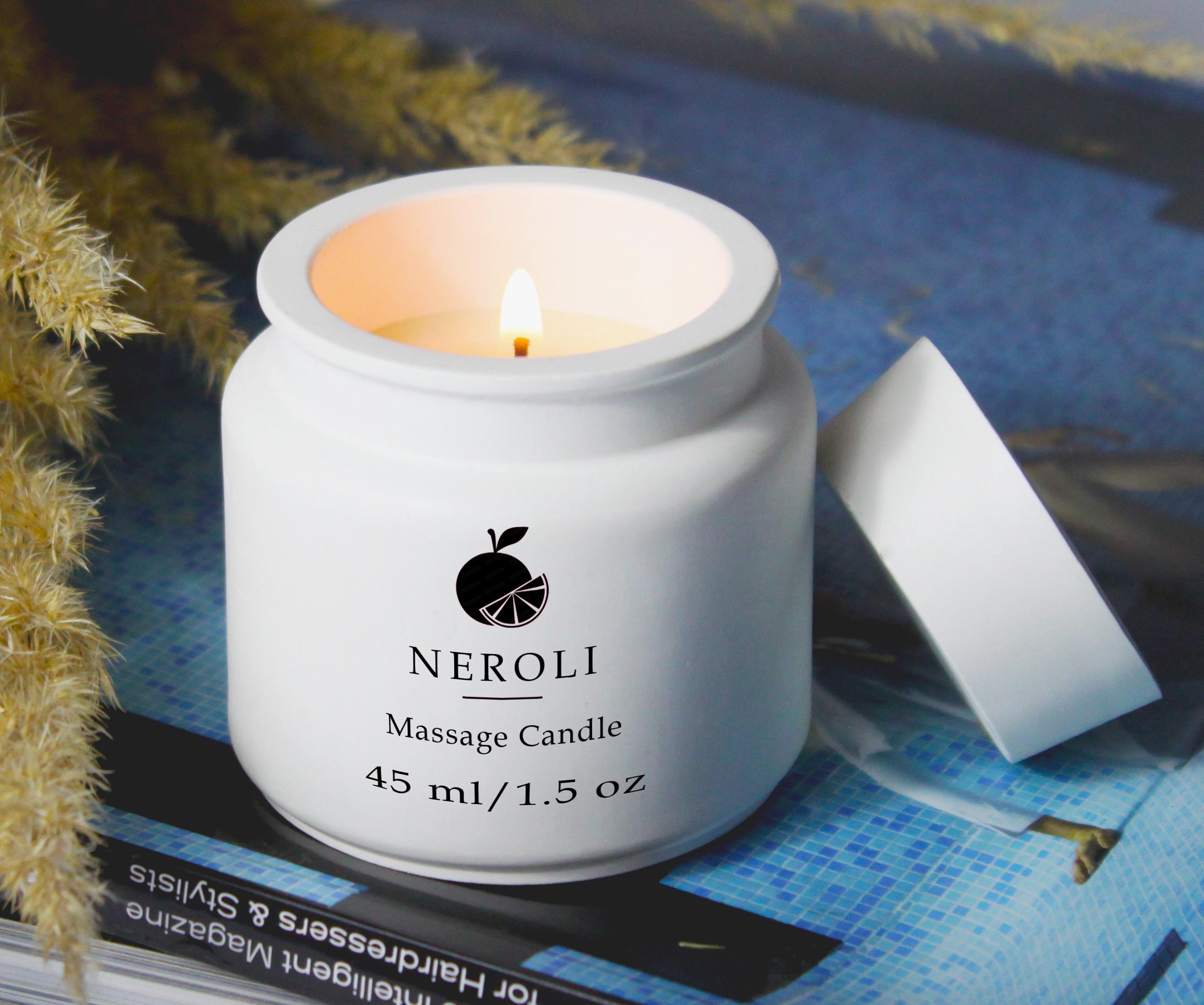 Свеча массажная NEROLI парфюмированная Янтарь и Морская Древесина 45 мл - фото 2 Свеча массажная NEROLI парфюмированная Янтарь и Морская Древесина 45 мл - фото 2