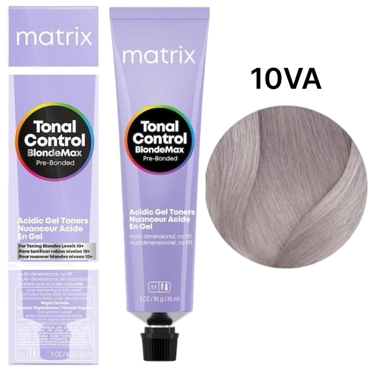 Тонер-краска гелевый на кислотной основе Matrix BlondeMax Tonal Control 10VA 90 мл Тонер-краска гелевый на кислотной основе Matrix BlondeMax Tonal Control 10VA 90 мл