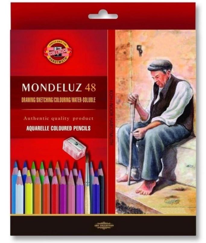 Олівці кольорові акварельні Koh-i-Noor MONDELUZ 48 кольорів - фото 4 Олівці кольорові акварельні Koh-i-Noor MONDELUZ 48 кольорів - фото 4