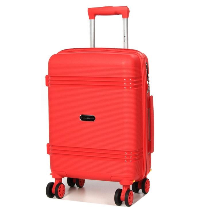 Чемодан Snowball 21204 мини полипропилен XS 52х35х18 см 25 л Красный