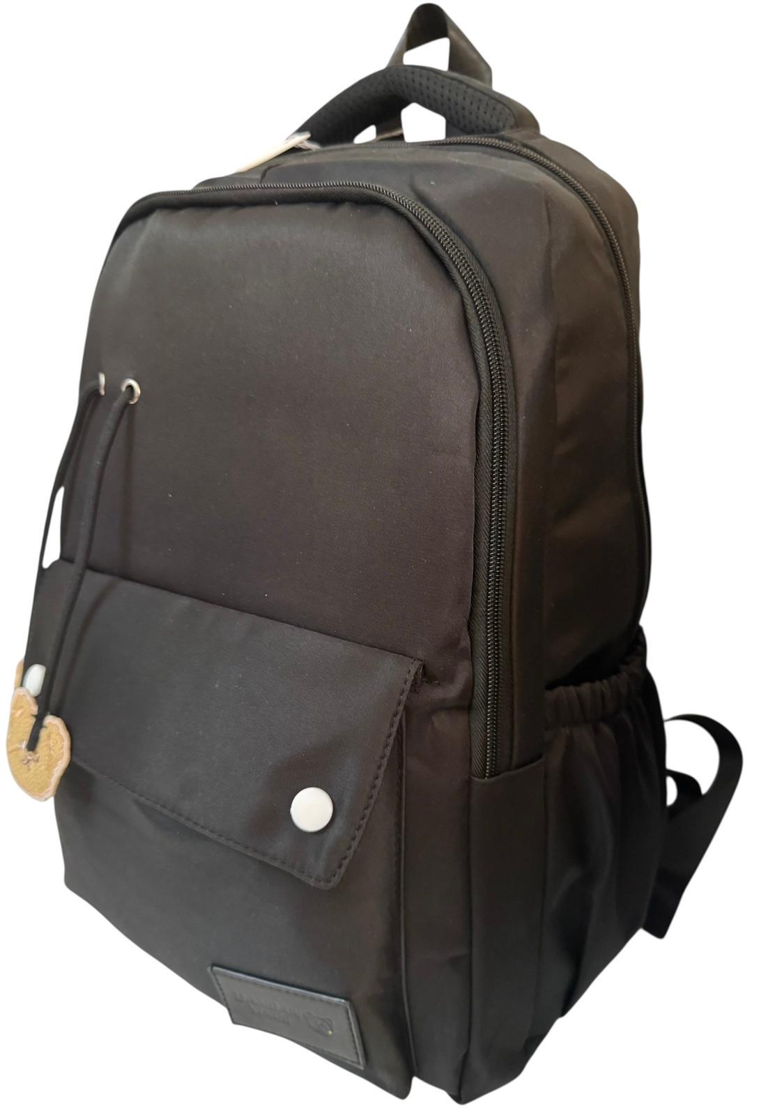 Рюкзак школьный с тремя отделениями Черный (8806B) - фото 2 Рюкзак школьный с тремя отделениями Черный (8806B) - фото 2