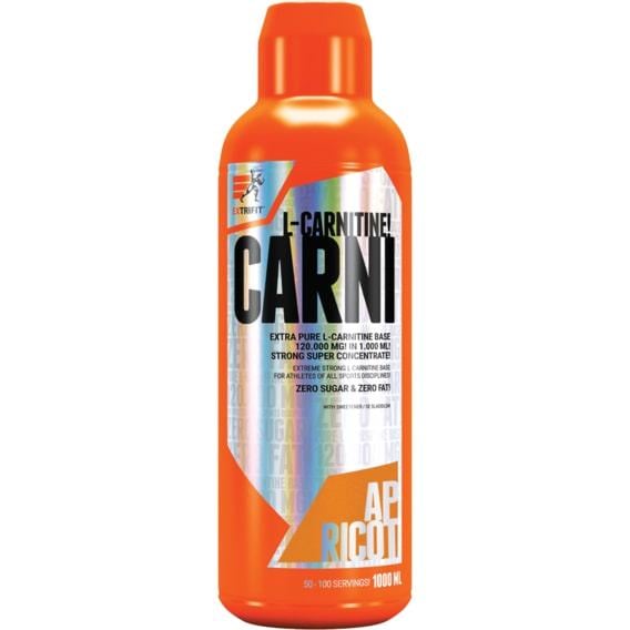 Жироспалювач для спорту Extrifit Carni Liquid 120.000 1000 мл 100 порцій Apricot