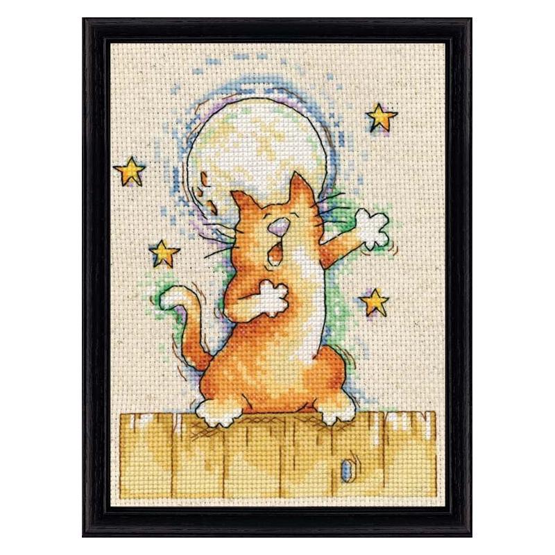 Набор для вышивания крестиком Design Works 2871 Singing Cat (18858) Набор для вышивания крестиком Design Works 2871 Singing Cat (18858)