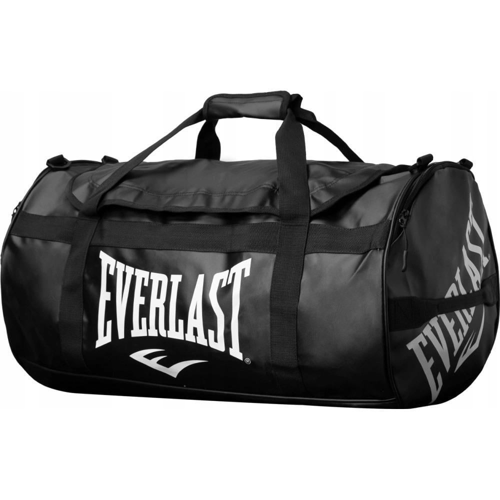 Спортивна сумка Everlast DUFFLE BAG LARGE LOGO 60 л 32х60х32 см Чорний (EVB800N27)