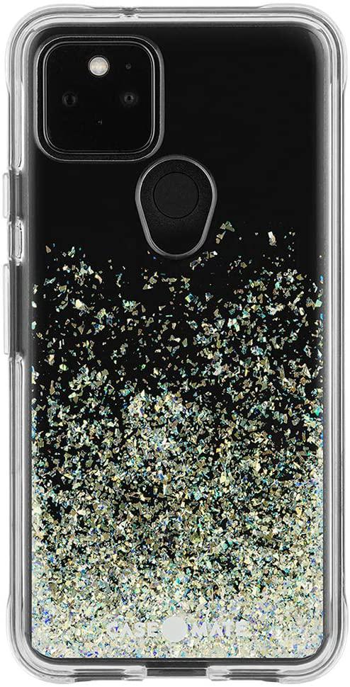 Чехол противоударный с блестками Case-Mate Twinkle CM043722 Google Pixel 5 6" Stardust Звездная пыль