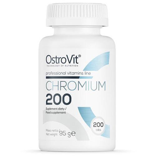 Мікроелемент Хром для спорту OstroVit Chromium 200 200 Tabs