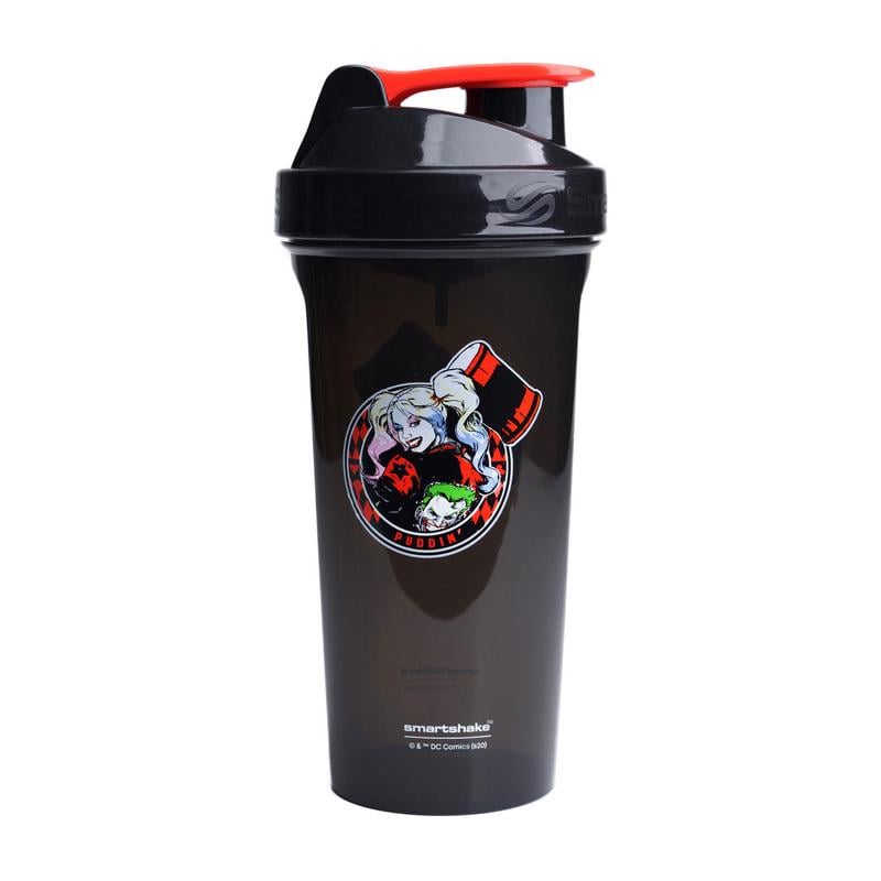 Шейкер для протеїну та спортивного харчування з ситом на кришці SmartShake Lite DC Harley Quinn 800 мл