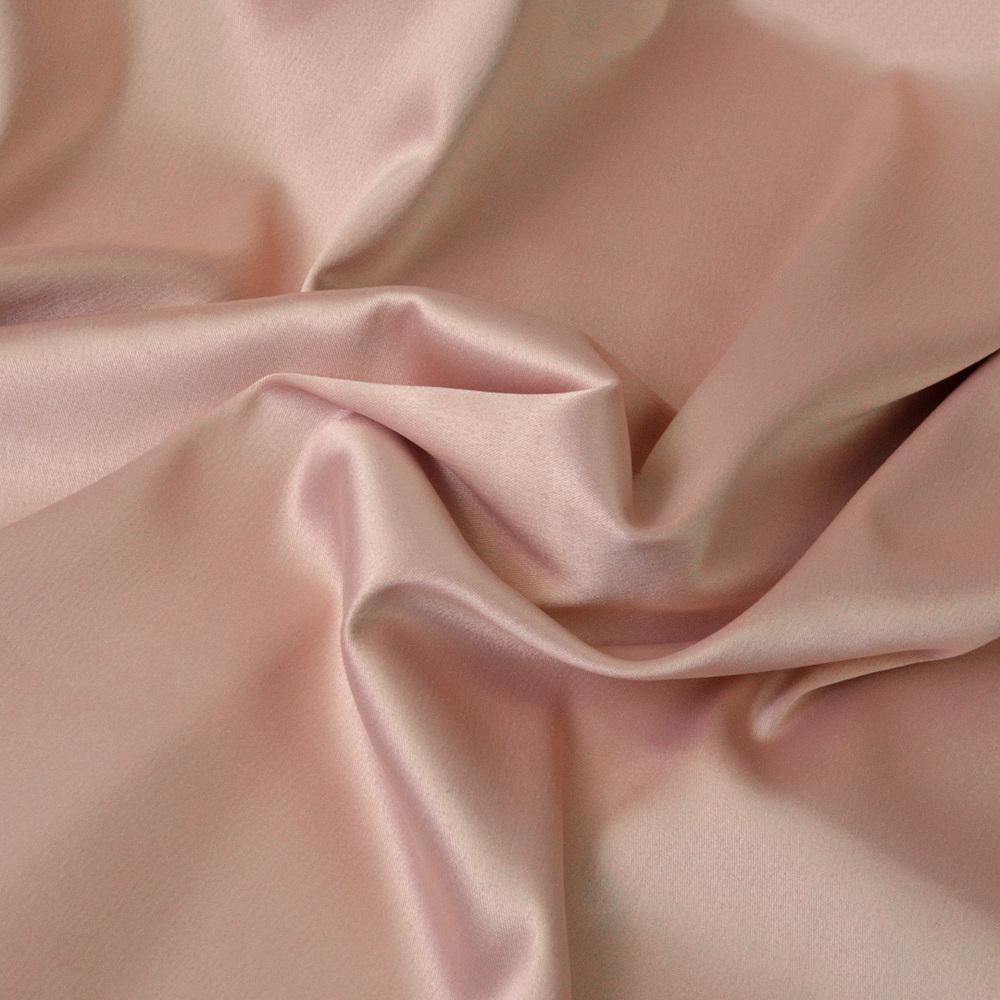 Ткань костюмно-платная Атлас Lux V-50 Пудра (15569)