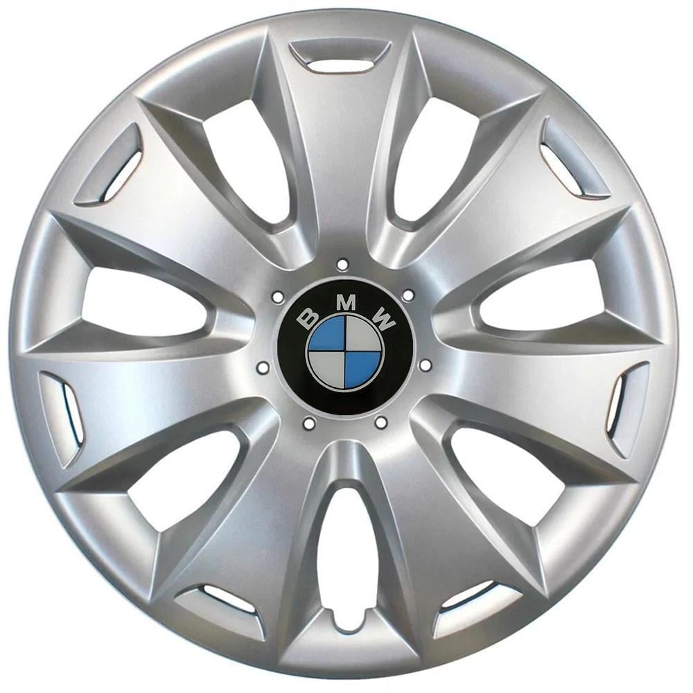 Колпаки SJS 417 с логотипом BMW R16 4 шт. Серебристый (2654562493)