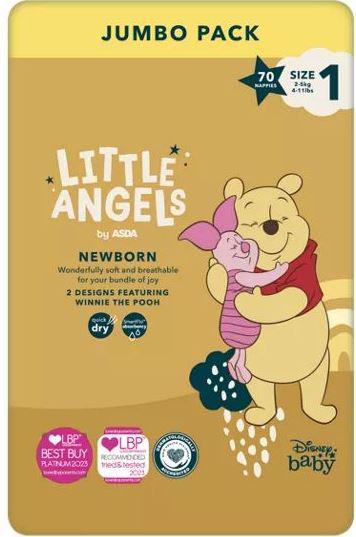 Підгузки-трусики Asda Little Angels Newborn 1 2-5 кг 70 шт. (22121)