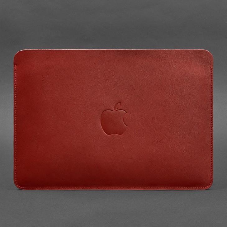 Чехол из натуральной кожи для MacBook 13" Красный (A-027540) - фото 3 Чехол из натуральной кожи для MacBook 13" Красный (A-027540) - фото 3