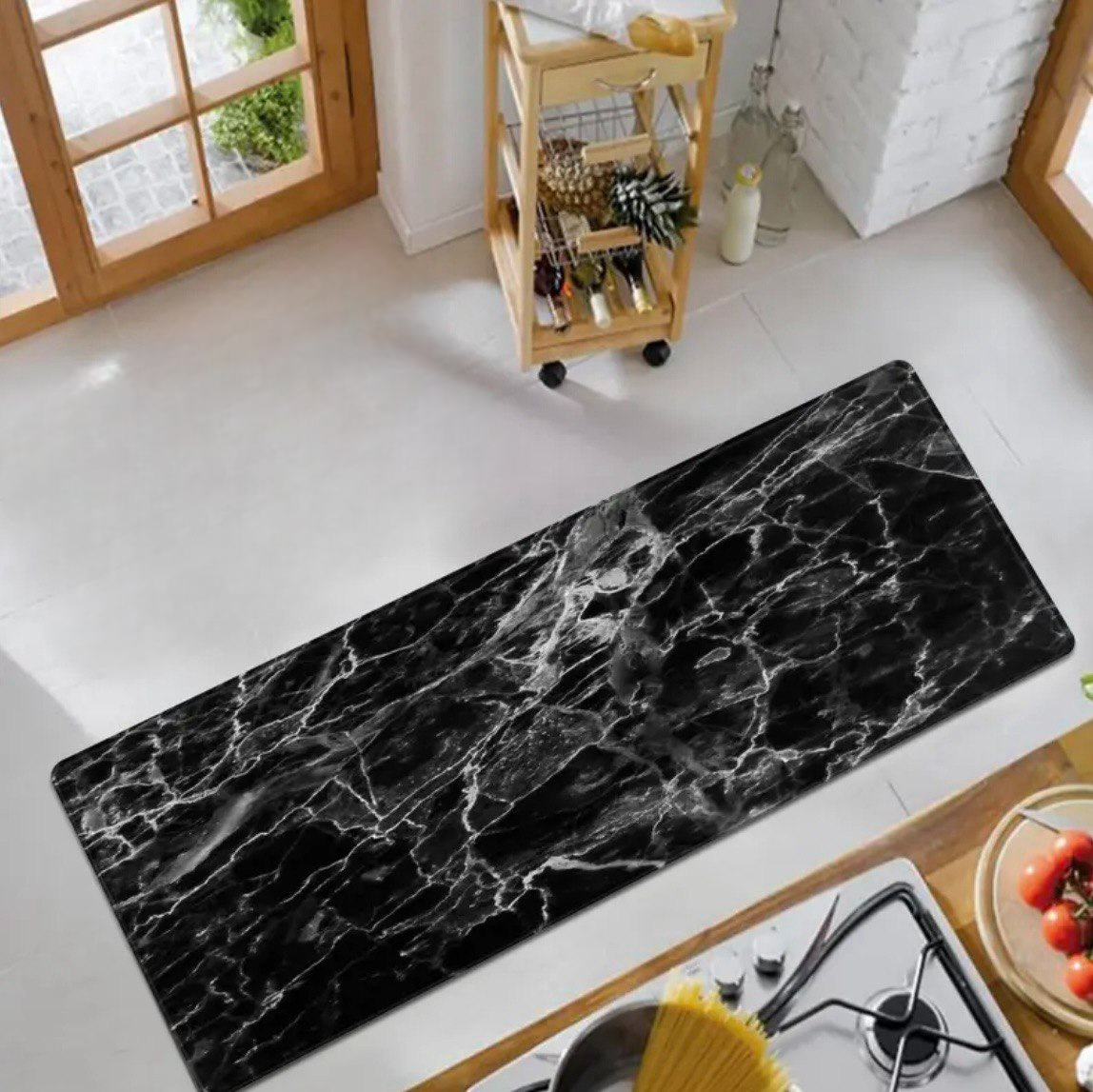 Коврик диатомитовый для кухни/ванной Marmur 120х40 см Черный мрамор (KDkitchen120marmur006) - фото 7 Коврик диатомитовый для кухни/ванной Marmur 120х40 см Черный мрамор (KDkitchen120marmur006) - фото 7