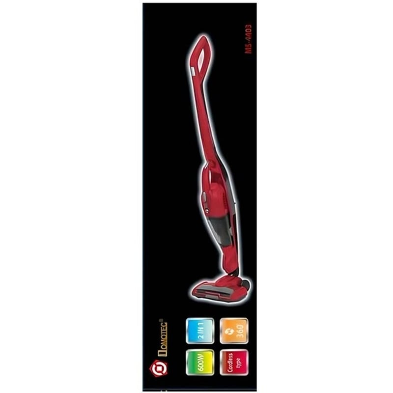Пылесос Domotec MS-4403 аккумуляторный 600W 2200 mAh вакуумный ручной вертикальный (23678349) - фото 6 Пылесос Domotec MS-4403 аккумуляторный 600W 2200 mAh вакуумный ручной вертикальный (23678349) - фото 6