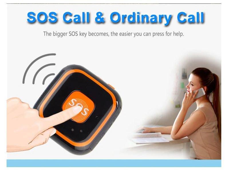 GPS-трекер для ребенка портативный с кнопкой SOS Badoo Security V28 Черный (100413) - фото 6