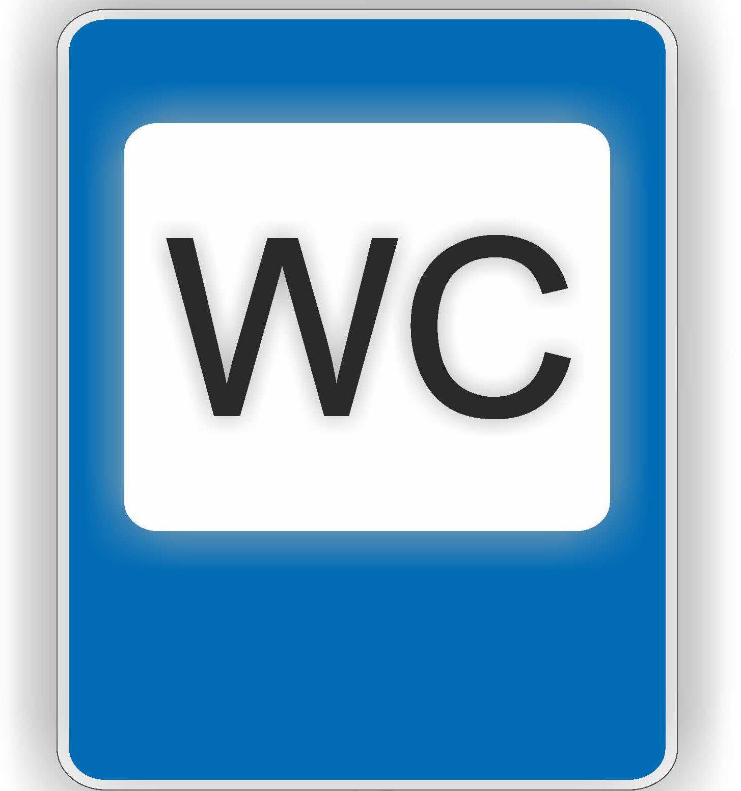 Дорожный знак 6.11 Туалет 600х900 мм