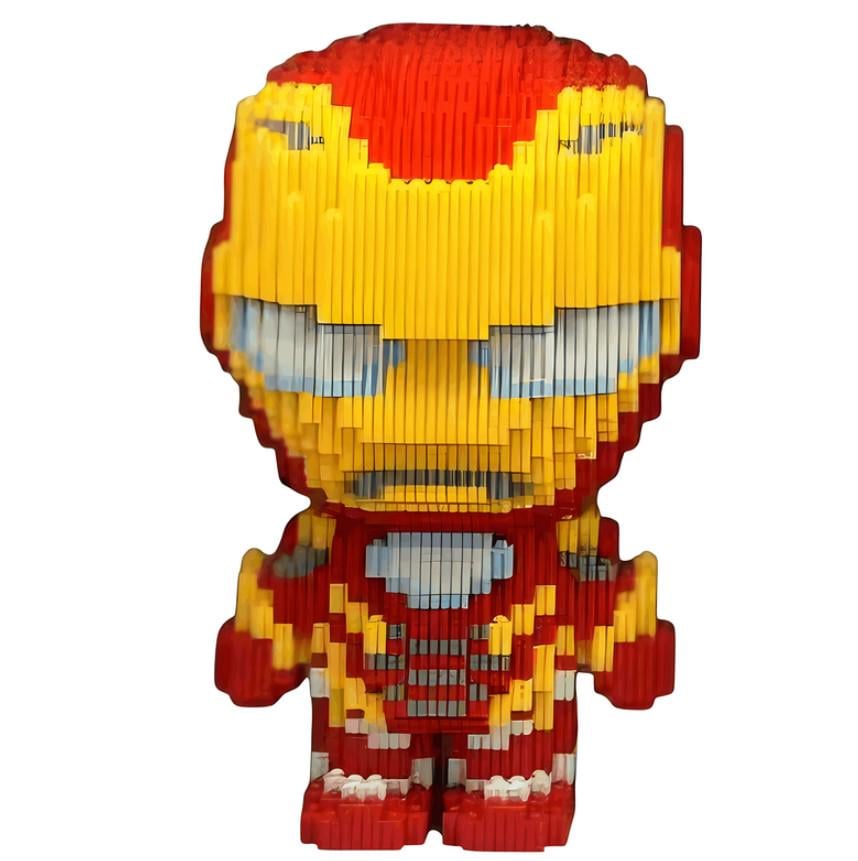 Конструктор детский Magic Blocks 3D Iron Man 30 см/3489 дет. (1000-ZB-600) - фото 1 Конструктор детский Magic Blocks 3D Iron Man 30 см/3489 дет. (1000-ZB-600) - фото 1