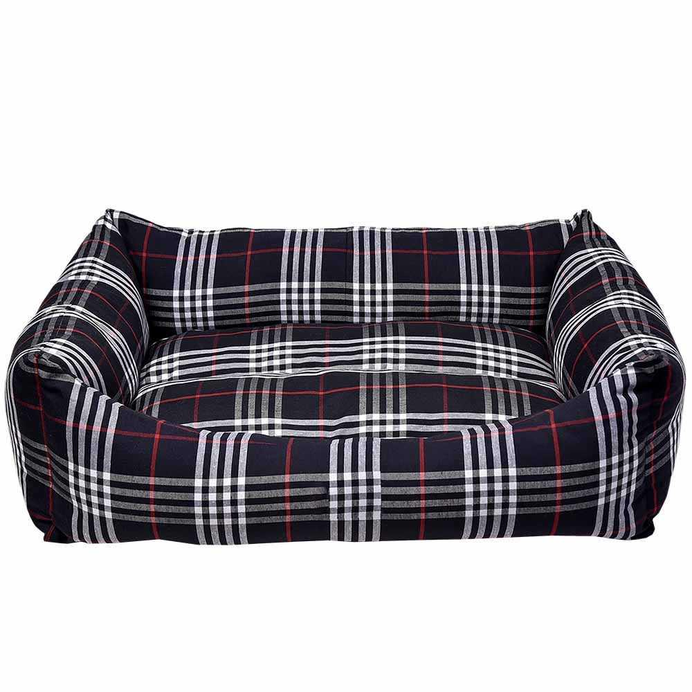 Диван для тварин Danish з бортиками 50x38x19 см Синій (VR03/8881)