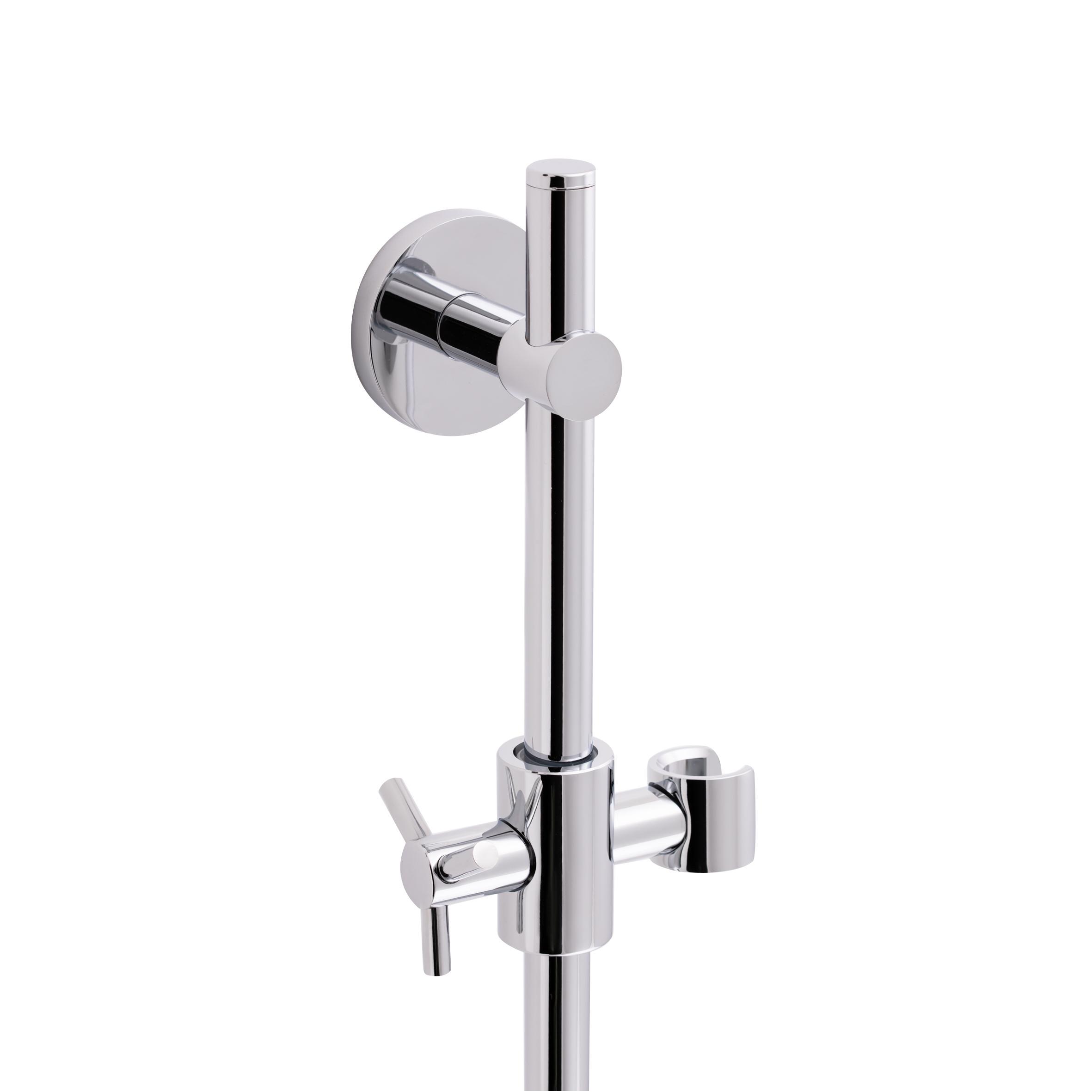 Стойка Qtap Sprha округлая с полочкой 700 мм Chrome (QT003) - фото 3 Стойка Qtap Sprha округлая с полочкой 700 мм Chrome (QT003) - фото 3