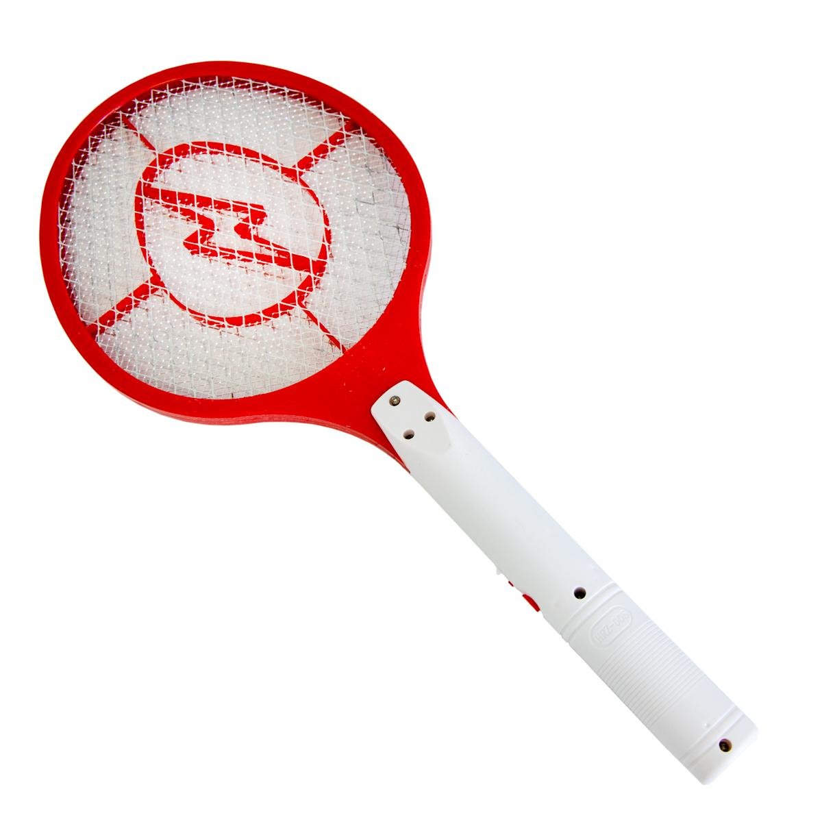 Електромухобойка Rechargeable Mosquito Hitting Swatter Червоний/Білий (1010633-Red)