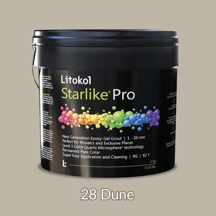 Фуга эпоксидная гелевая затирочная Litokol Starlike Pro 5 кг 28 Dune (STPRODUN0005)