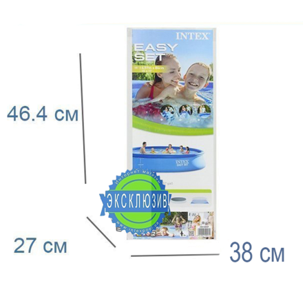 Бассейн наливной надувной Intex 28158 взрослый круглый открытый большой на дачу 457x84 см 9792 л (D-2019091804) - фото 3 Бассейн наливной надувной Intex 28158 взрослый круглый открытый большой на дачу 457x84 см 9792 л (D-2019091804) - фото 3