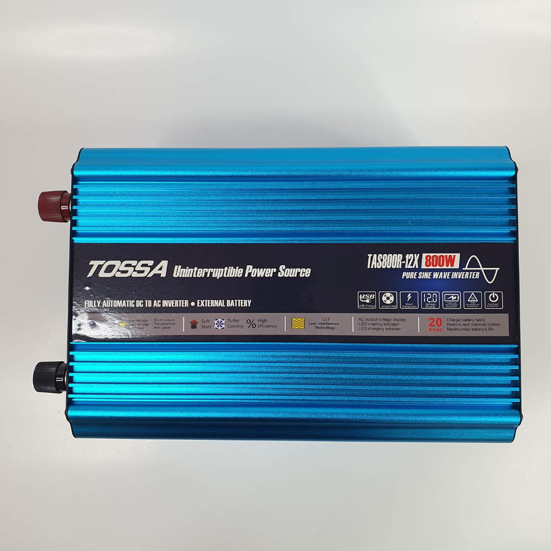 Преобразователь напряжения Tossa с функцией UPS 12-220V 800W (TAS800R-12X) - фото 9 Преобразователь напряжения Tossa с функцией UPS 12-220V 800W (TAS800R-12X) - фото 9