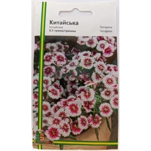 Семена цветов Гвоздика Китайская Империя семян 0,5 г (IS-12813)