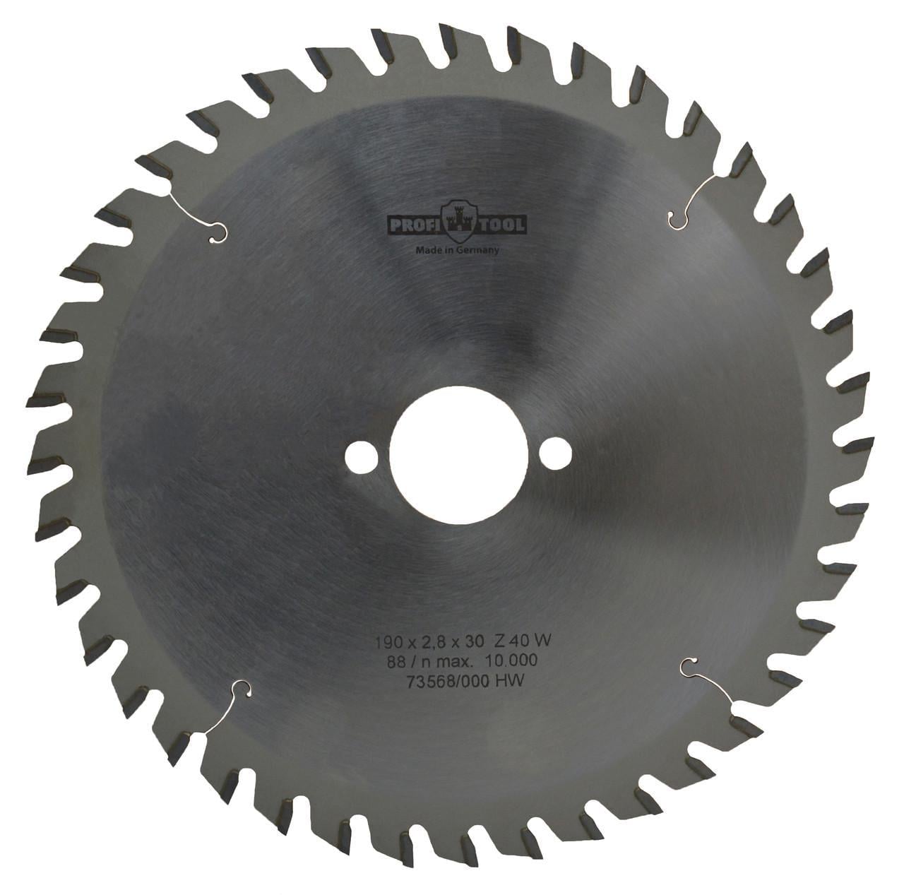 Диск пиляльний PROFITOOL Z 40 W 190х2,8х1,8х30 мм (2119012)
