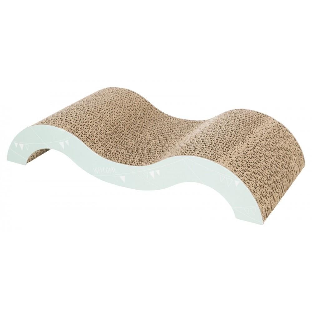 Дряпка Trixie Junior для кошенят картон 38х7х18 cм Світло-бузковий/М'ятний (48012)