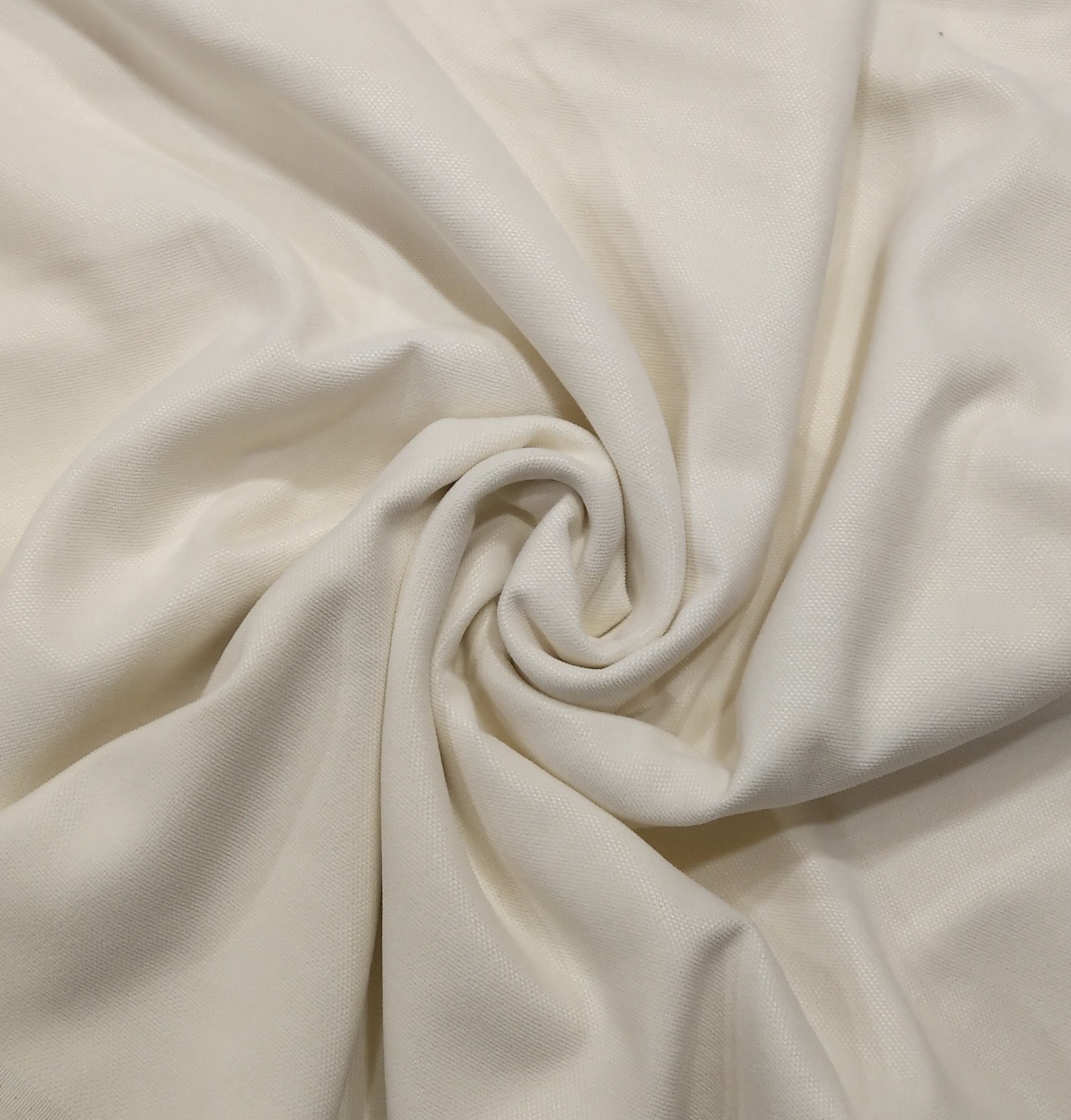 Комплект штор Lux Portiery мікровелюр 150x280 см 2 шт. Кремово-білий (AV89621) - фото 2