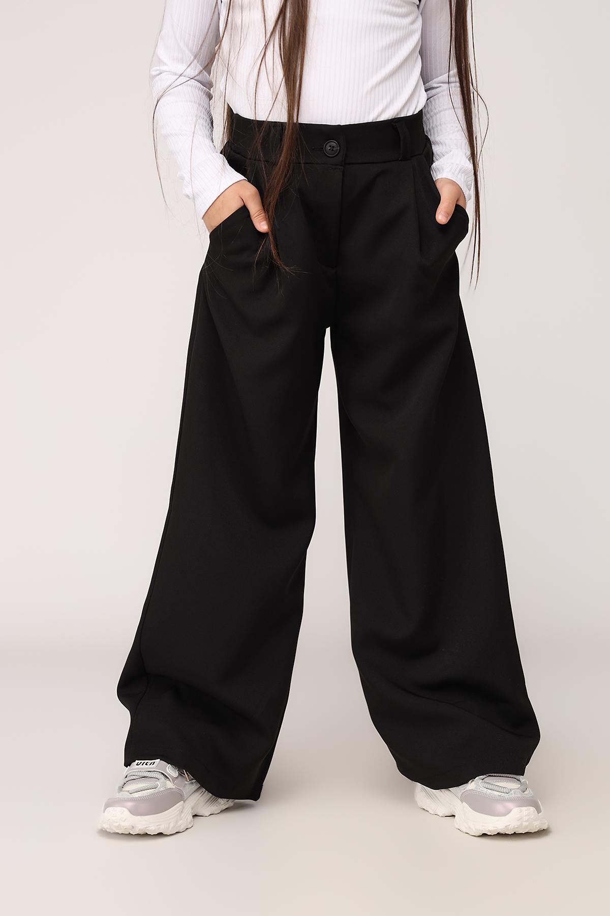 Брюки для девочки ЦБ-00276968 134 см Черный (SKT001066645) Брюки для девочки ЦБ-00276968 134 см Черный (SKT001066645)