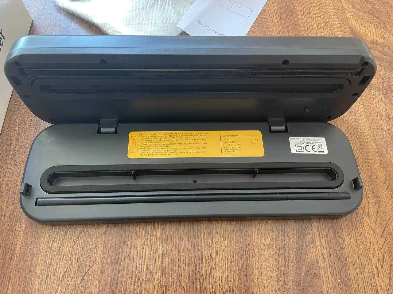 Вакууматор сенсорный HZ-001 100 Вт с обрезчиком пакетов и режимами вакуумирования (ML-04793) - фото 6 Вакууматор сенсорный HZ-001 100 Вт с обрезчиком пакетов и режимами вакуумирования (ML-04793) - фото 6