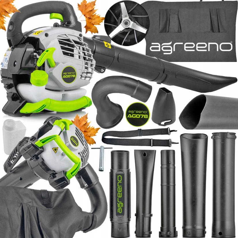 Пилосос садовий AGREENO бензиновий з подрібнювачем 3,8 к с - фото 5 Пилосос садовий AGREENO бензиновий з подрібнювачем 3,8 к с - фото 5