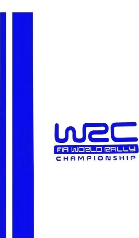 Наклейка на капот авто 1 полоска 108х15 см и Rally WRC 35x14 см Синий (1086102690)