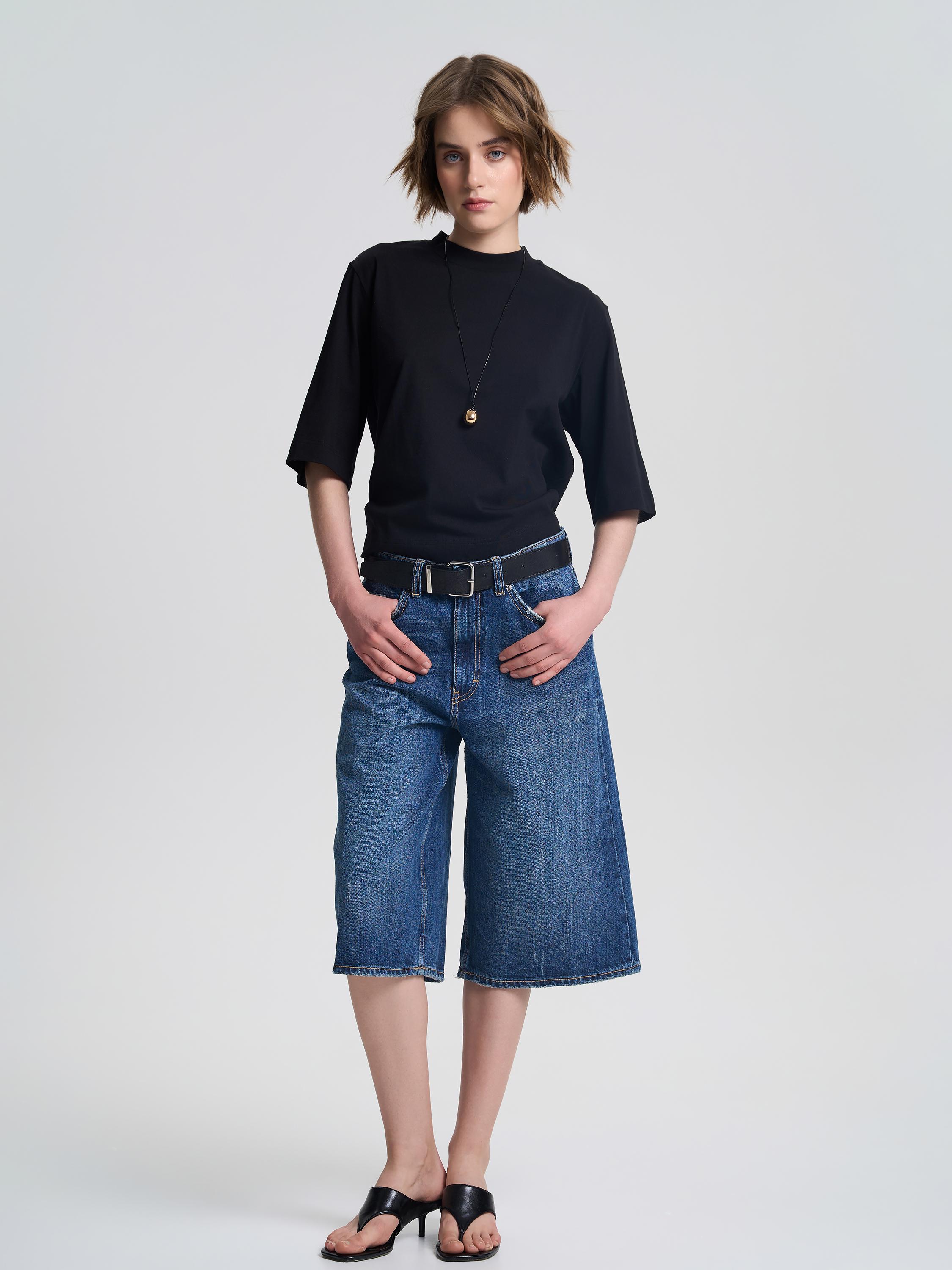 Футболка женская с удлиненным рукавом ROZA 240603 2XL Черный (4824005717079) - фото 4 Футболка женская с удлиненным рукавом ROZA 240603 2XL Черный (4824005717079) - фото 4