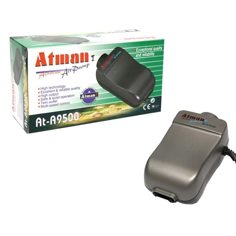 Компрессор для аквариума Atman AT-9500 двухканальный (1015007)