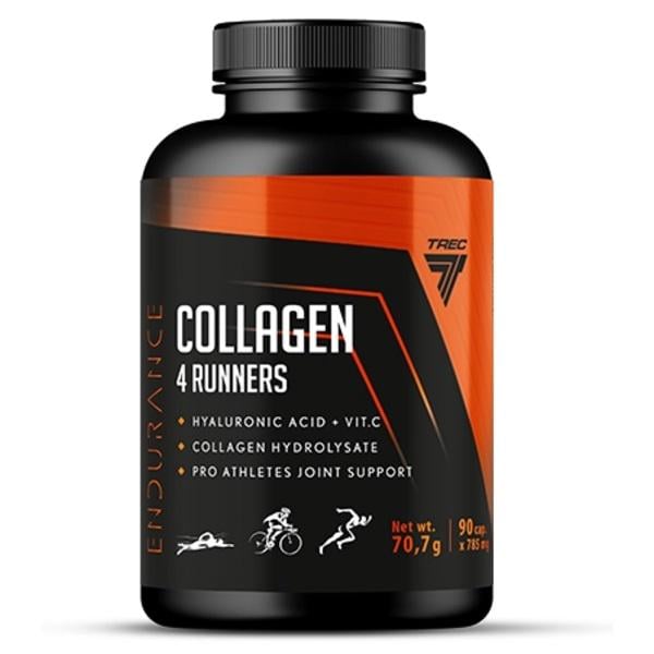 Хондропротектор Trec Nutrition Collagen 4 Runners для спорту 90 caps