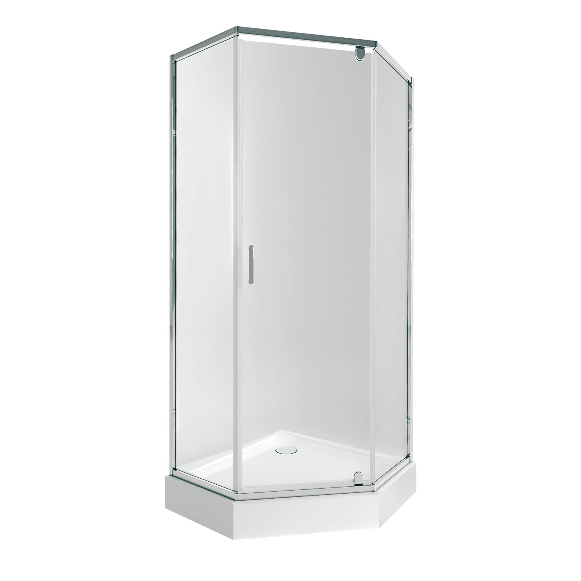 Душевая кабина Qtap Scorpio CRM10995-AC6 Clear 2120x900x900 мм/поддон Diamond 309912 90x90x12 см с сифоном
