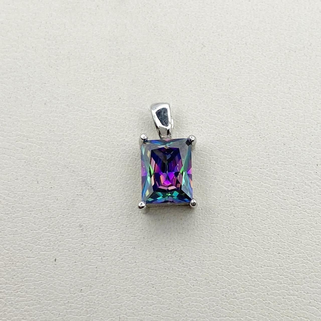 Серебряный кулон с мистик топазом 1,84 г (2515307208)