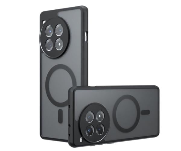 Матовый чехол - накладка Magsafe TPU+PC для OnePlus Ace 3 Pro Черный