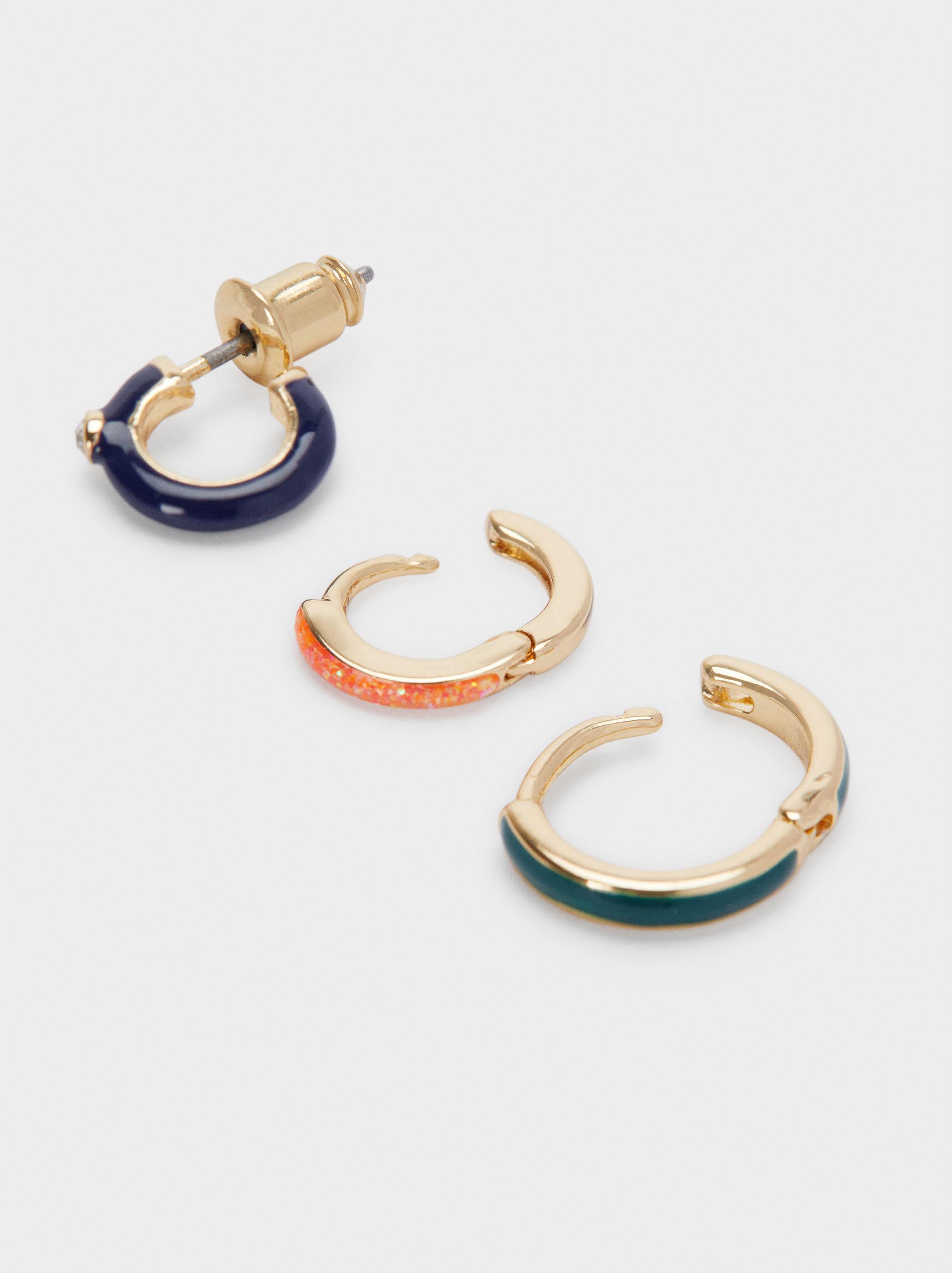 Серьги женские Parfois 189889 ONE Оранжевый