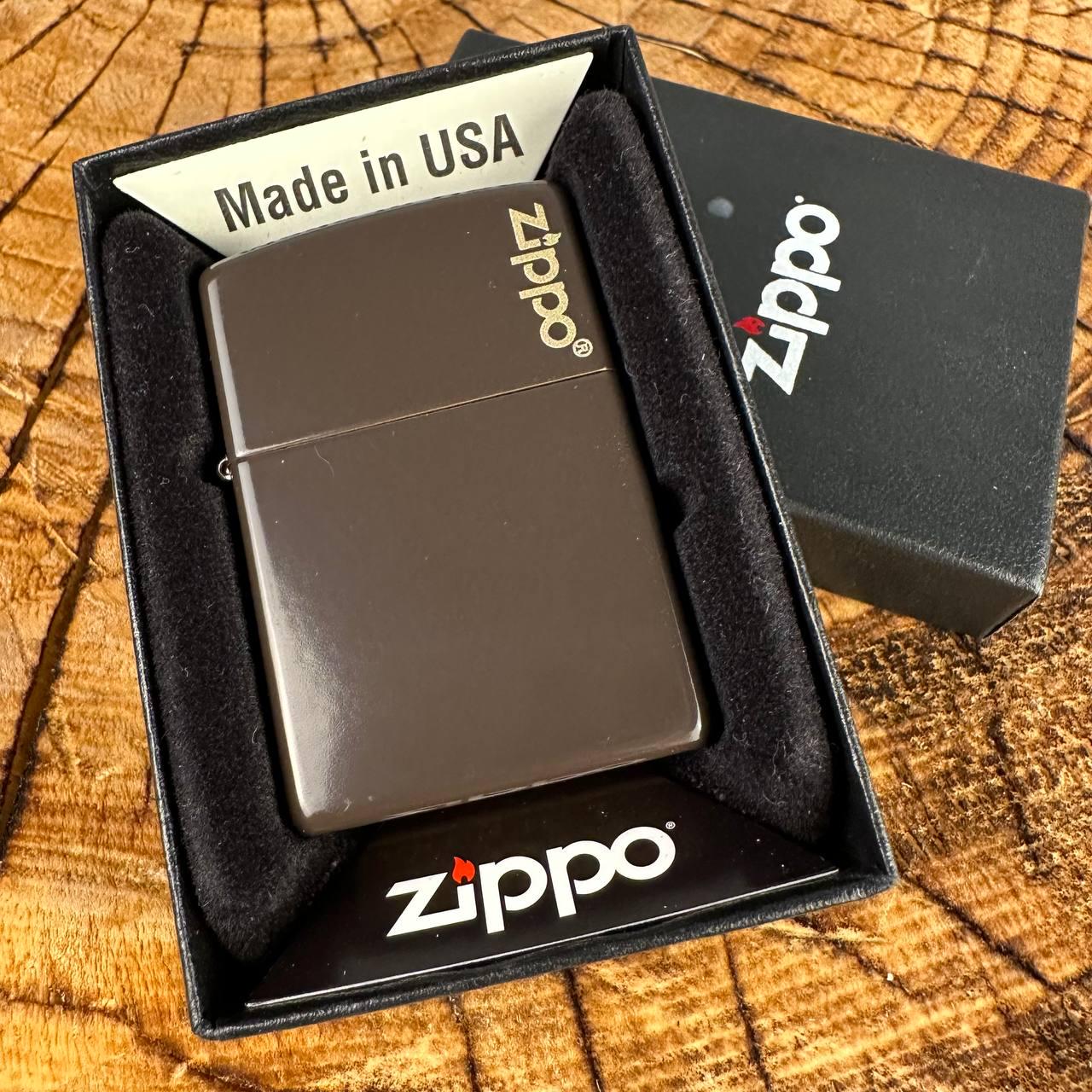 Зажигалка бензиновая ZIPPO 49180ZL Brown Color - фото 5